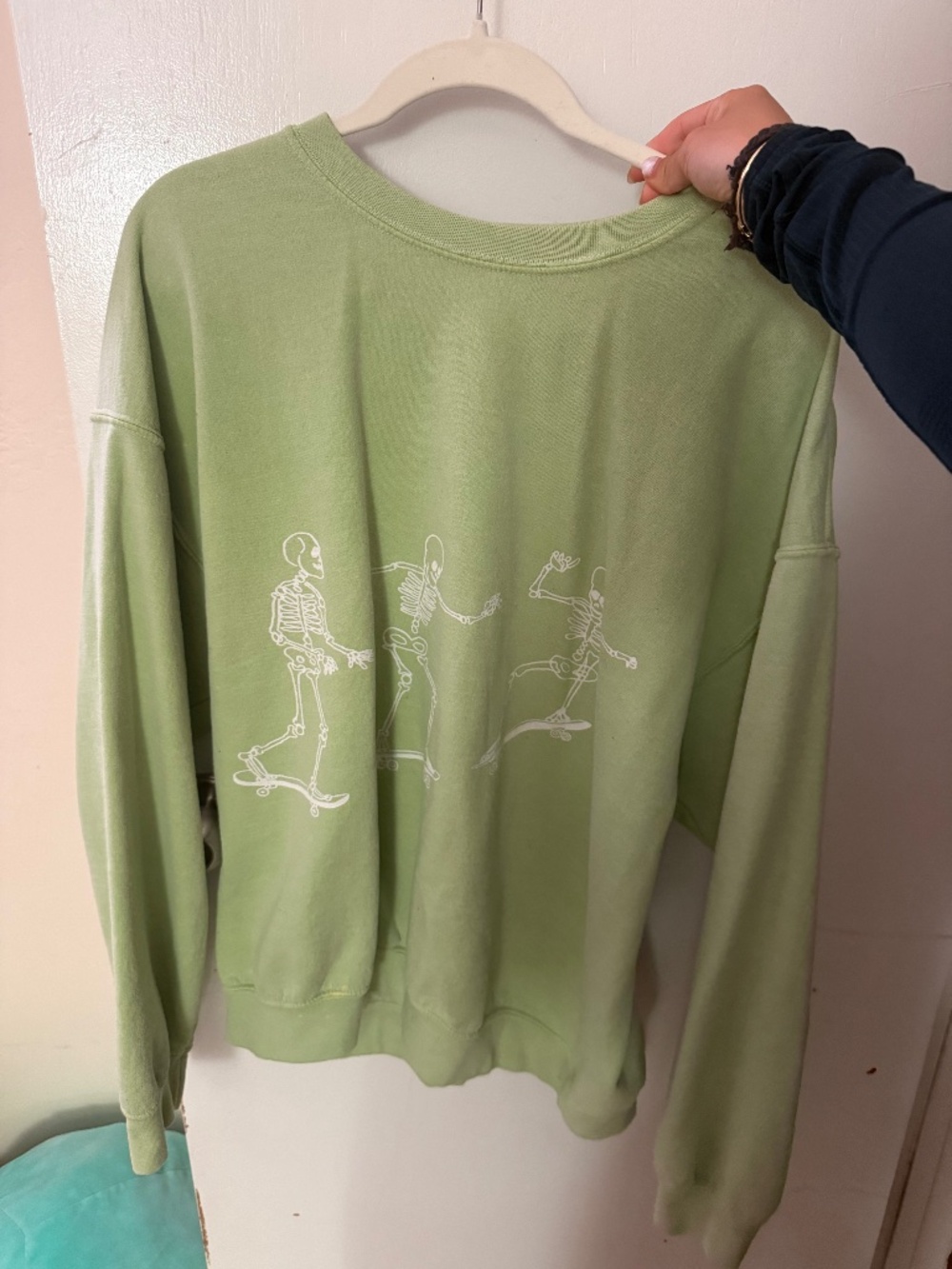 Project Social T / Urban Outfitters Skeleton Skate Sweatshirt